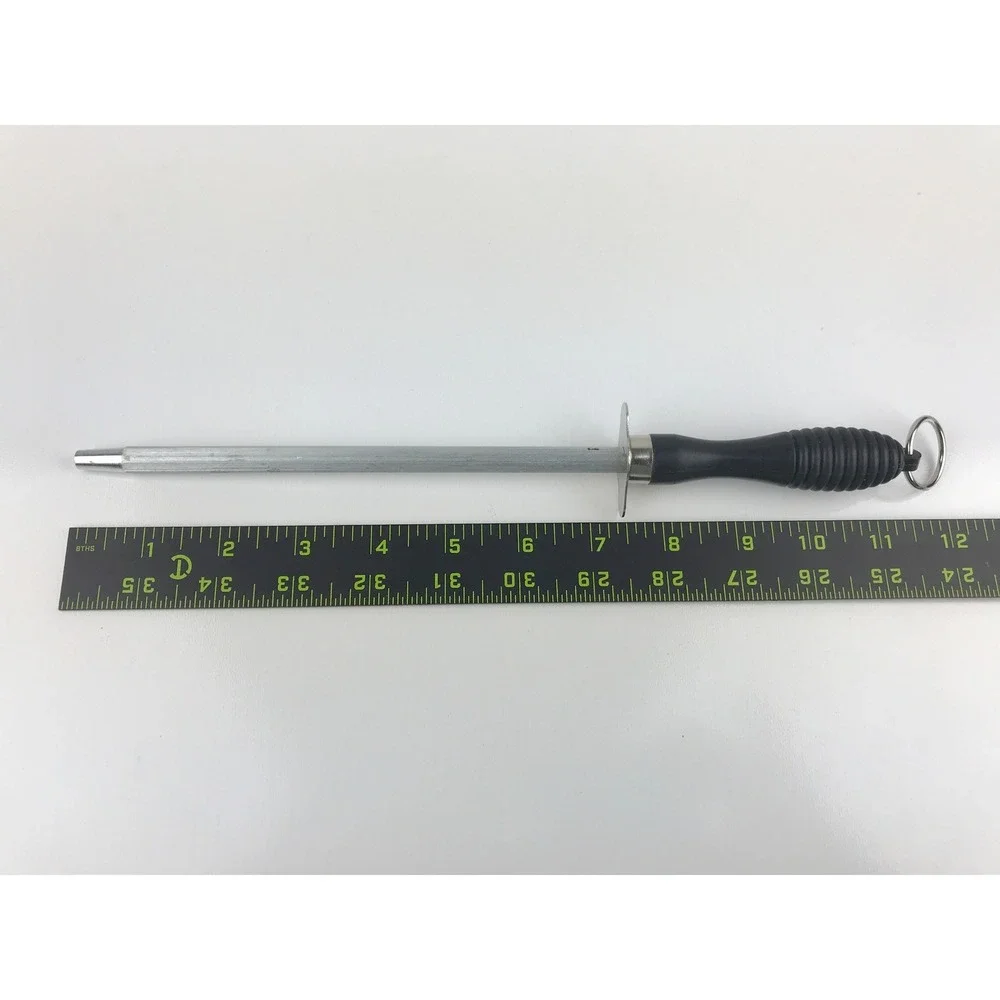 Knife Sharpening Steel Rod Honing Tool Kitchen Cutlery‎ Sharpener 12 Inches